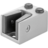 Anschlagpuffer Glas, 8 - 12,76 mm, Edelstahl