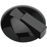 HEWI Bodentrpuffer 625 -  85 mm, Anschlagh. 22,5 mm, Nylon tiefschwarz