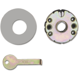 HEWI Drckerrosetten flach 305.20R - Polyamid, lichtgrau