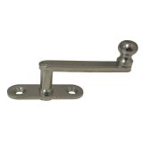 Fensterreiber auf runder Platte, 20 mm, Stahl verzinkt silberf�rbig