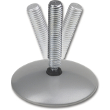 Hhenverstellschraube mit Gelenk, 60, M10x60, RAL 9006/FE verzinkt