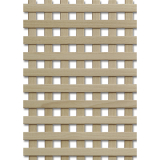 Holzgitter ganze Tafel, gerade, 1230 x 600 mm, Fichte