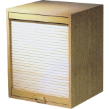 Standard Rollladenmatte, Breite 900 mm, Lnge 2400 mm, Euro Buche gedmpft roh