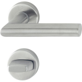 HOPPE FH-Drckergt. AMSTERDAM - auf Ros. PZ, TS40-45, Edelstahl matt