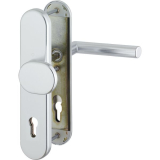 HOPPE SH-Wechselgt. AMSTERDAM - auf LS PZ88,TS67-72, SST8,5, oK.,silber elox