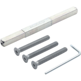 Befestigungsset Schnellstift zu Sicherheits-Drckergarnitur, TS62-67