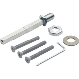 Befestigungsset Schnellstift zu Sicherheits-Wechselgarnitur, TS37-42