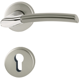 HOPPE Dr�ckergt. BERGEN - auf Ros. PZ, TS 39-47, Messing verchromt/Edst.-Eff.