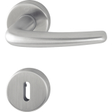 HOPPE Drcker DENVER auf Drckerrosette BB, Edelstahl