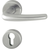 HOPPE FH-Dr�ckergt. PARIS - auf Ros. PZ, TS40-45, Edelstahl matt