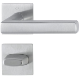 HOPPE Drckergt. DALLAS - auf Flachrosetten BB, TS35 - 45, Edelstahl matt