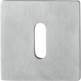 HOPPE Schlsselrosette flach mit Sttznocken eckig BB, Edelstahl