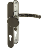 HOPPE Wechselgarnitur LUXEMBOURG - m Knopf u. LS PZ88, Ed.-Eff.