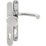 HOPPE SH-Wechselgarnitur PARIS m Schmalschild PZ92, VK 8, silber elox