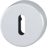 HOPPE Schlsselrosette BB,  53, Hhe 9, silber elox