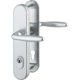 HOPPE SH-Drckergt. VERONA - auf LS PZ88,SST 8,5,oK.,TS42-47,silber elox