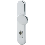 HOPPE SH-Knopflangschild f. Rosettenkomb. PZ88, SST 8, 5, TS67-72, EdSt.matt