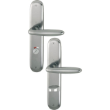 HOPPE Drckergt. VERONA - auf LS WC90, TS37 - 42, Edelstahl Effekt