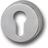 HOPPE Schlsselrosette BB,  52, Hhe 9, EdSt.matt