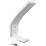 Huthaken Amun Breite 57 mm, Hhe 150 mm, Kunststoff wei