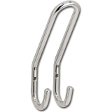 Huthaken Nora Breite 51 mm, H�he 192 mm, Edelstahl unbehandelt