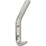 Huthaken Gamma Breite 18 mm, Hhe 165 mm, ZN vermessingt poliert