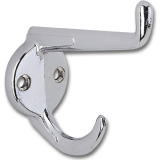 Huthaken Epsilon Breite 32 mm, Hhe 72 mm, ZN verchromt poliert