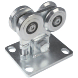 Beschlagset f�r freitragende Tore K2140 max. Torbreite 3,5 m, Stahl verzinkt