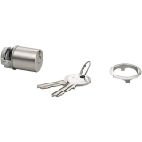 JuNie 7638 ASS Schlie�einsatz Zylinder Sperre BN 0103, Messing vern. matt