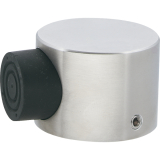 KWS Bodentrpuffer -  50 mm, Hhe 35 mm, Edelstahl matt