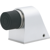 KWS Bodentrpuffer - Platte 55 x 80 mm, Hhe 70 mm, Edelstahl matt