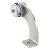 KWS Endsttze WS - gebogen 90 Rundrohr, rechts, 35mm, Edst.