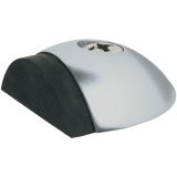 Bodent�rpuffer - Bodenpl. � 57 mm, Anschlagh. 17 mm, silber eloxiert