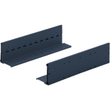 HETTICH SYSTEMA TOP 2000 Karteibahn, Stahl pulverbeschichtet schwarz