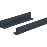 HETTICH SYSTEMA TOP 2000 Karteibahn, Stahl pulverbeschichtet schwarz