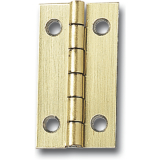 SECOTEC Kassettenscharniere 17X20 mm Stahl vermessingt SB-4