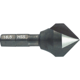ALPEN Kegelsenker u. Entgratsenker BIT Z=3 90 Grad HSS M10 1/4\"Sechskantschaft