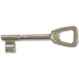 Keilbartschlssel EWG, Sperre 120, vernickelt