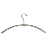 Kleiderb�gel Pachet drehbar, ohne Hosensteg, Edelstahl geb�rstet