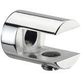 Glastablar-Klemmtrger Zylinder B, Glasstrke 8-10 mm, Messing verchromt matt