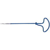 Knotenbohrer poliert mit lackiertem Griff Bohrer  6 mm