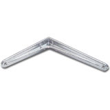 Konsole Schwerlast, Hhe 115 mm, Tiefe 140 mm, Tragkraft 65 kg, Aluminium natur