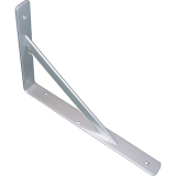 Konsole Schwerlast - Steg,Hhe 295 mm,Tiefe 200 mm, wei-aluminium lackiert