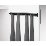 Krawattenhalter starr Modell D, 432x48x52 mm, Aluminium/Kunststoff schwarz