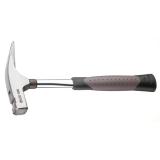 PICARD Lattenhammer mit Stahlrohrstiel und Nagelhalter 600g Bahn geraut