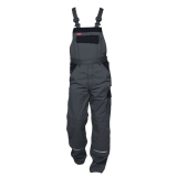 FRISTADS/KANSAS Latzhose Icon grau/schwarz Gr.46 65% PE/ 35% BW