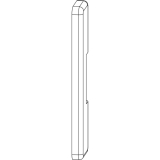 MACO Abdeckkappe Flgelteil f. Anpressverschluss AS, titan (40757)