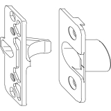 MACO Anpressverschluss, Flgelteil, fr Beschlagsnut (94089)