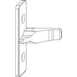 MACO Anpressverschluss, Flgelteil 9V, Eurofalz (97529)