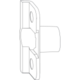 MACO Anpressverschluss, Flgelteil, fr Beschlagsnut (94089)